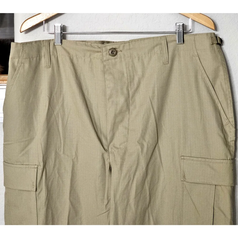 Propper BDU Tactical Pants Men’s Large Khaki Cargo ButtonFly Gorpcore 38x32